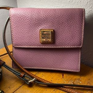 Dooney and Burke light purple crossbody